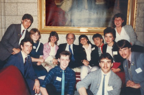 Our group with Senator Jacques Hebert